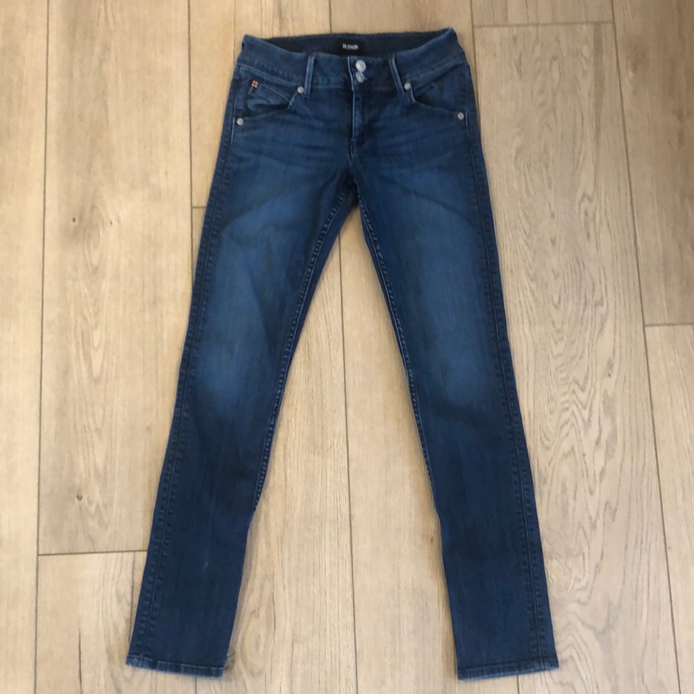 Hudson Collin Flap Skinny Jean Size 26 color Hunn